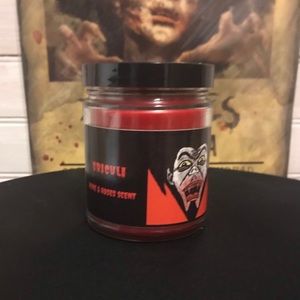 Halloween 9 Ounce Candle Of Dracula. Handmade. Vampire. Halloween. Fall Decor.